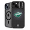 NHL Minnesota Wild Black Background iPhone 15 Kickstand Case